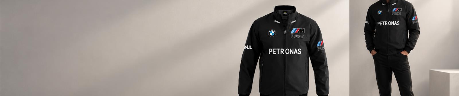 کاپشن بهاری مشکی BMW MPower
