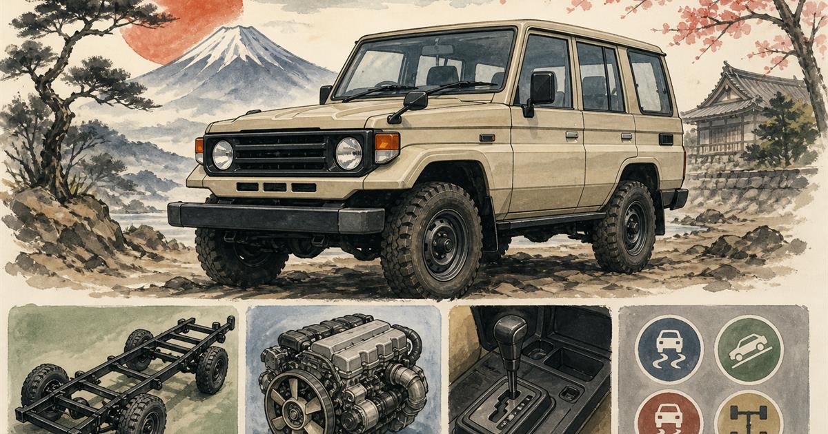 تویوتا لندکروزر ۷۰ چرا Heavy Duty است و در بازگشت ژاپن ۲۰۲۳ چه چیزهایی عوض شد؟