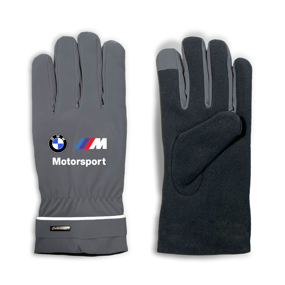 دستکش زمستانی طوسی BMW motorsport