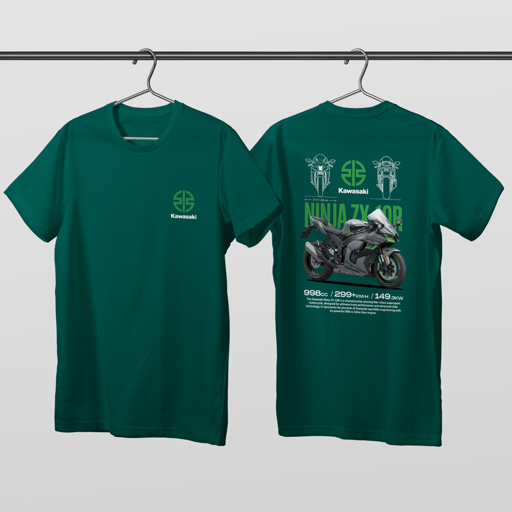 تیشرت پنبهای کله غازی کاوازاکی نینجا ZX-10R