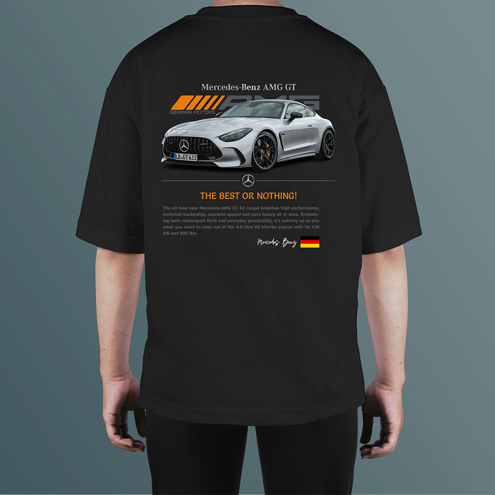 تیشرت پنبه اور مشکی بنز BENZ VIP