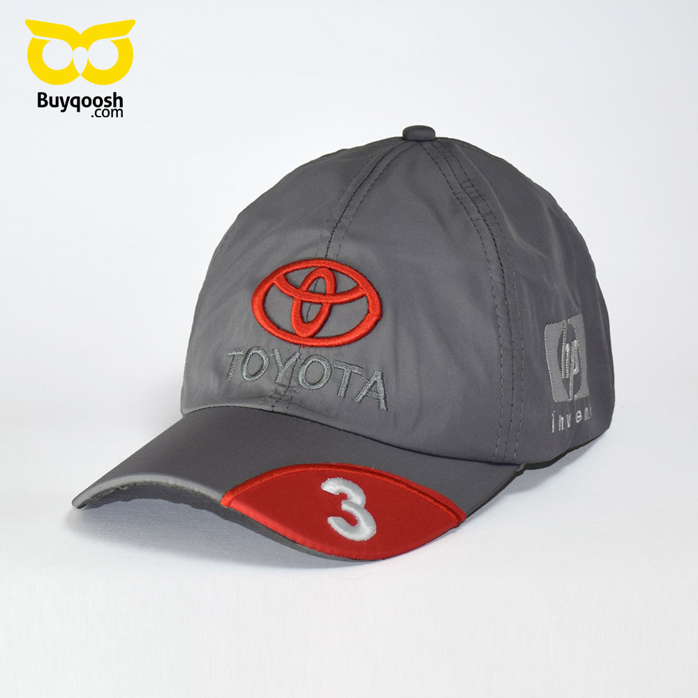 کلاه حرفه ای خاکستری TOYOTA