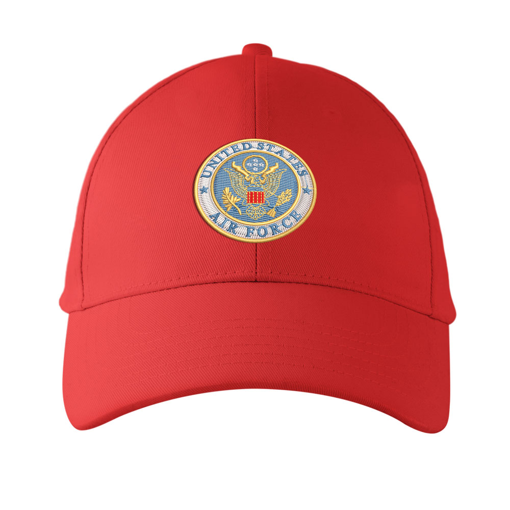کلاه کتان قرمز US Airforce(گلدوزی)