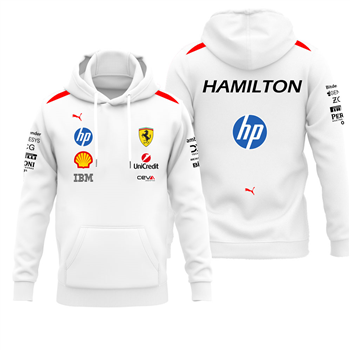 هودی سفید لوئیس همیلتون فراری 2026