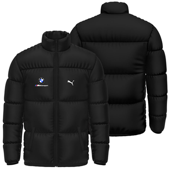 کاپشن پافر زمستانی مشکی بی ام و