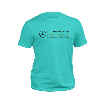 تیشرت پنبهای فیروزه ای بنز petronas