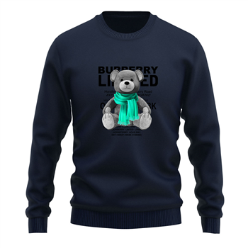 دورس پنبه ای سرمه ای خرس Burberry