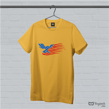 تیشرت زرد عقاب آمریکا