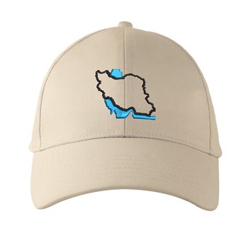 کلاه کتان کرمی ایران (گلدوزی)