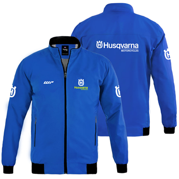 کاپشن بهاری آبی هسکوارنا