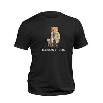 تیشرت مشکی خرس Baron filou