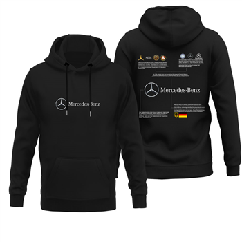 هودی پنبه ای مشکی مرسدس بنز