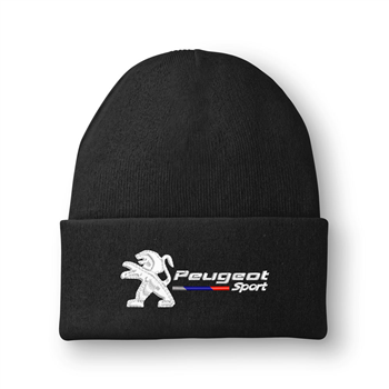 کلاه بافت مشکی پژو (گلدوزی)