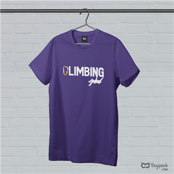 تیشرت پنبه ای بنفش کوهنوردی