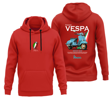 هودی پنبه ای قرمز وسپا