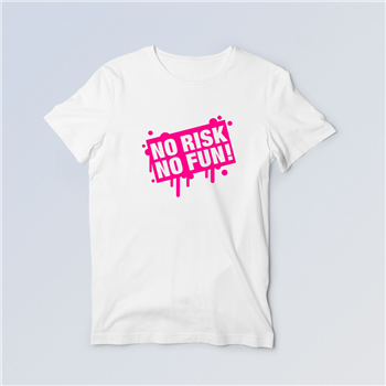 تیشرت پنبه ای سفید Risk