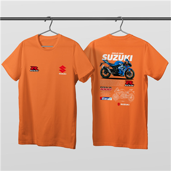 تیشرت پنبه ای نارنجی سوزوکی GSX R1000