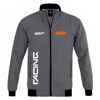 کاپشن بهاری خاکستری کی تی ام KTM