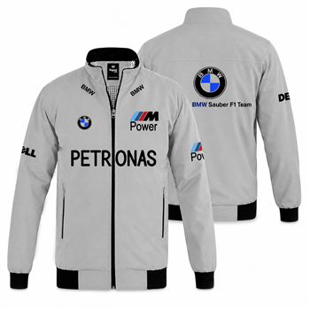 کاپشن بهاری طوسی بهاری سفید BMW MPower