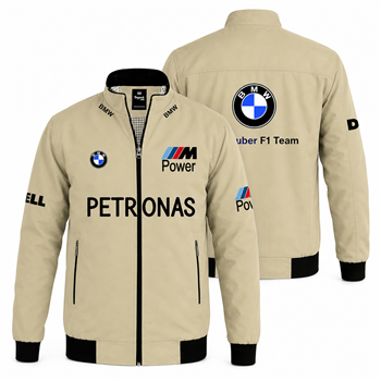 کاپشن بهاری کرمی BMW MPower