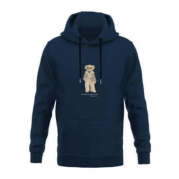 هودی پنبه ای سرمه ای خرس پولو