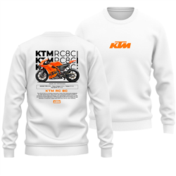 دورس پنبه ای سفید  KTM RC8C 