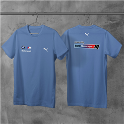 تیشرت آبی bmw motorsport