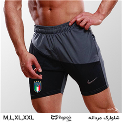 شلوارک پنبه ای مردانه خاکستری ایتالیا