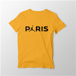تیشرت زرد  پاریس