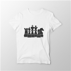 تیشرت سفیدشطرنج