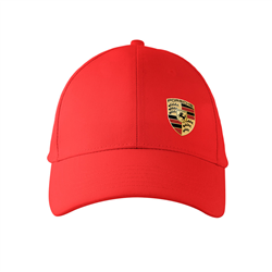 کلاه کتان قرمز پورشه