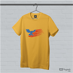 تیشرت زرد عقاب آمریکا