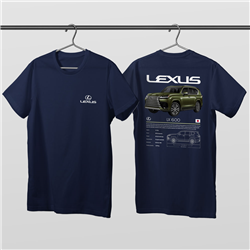 تیشرت پنبه ای سرمه ای لکسوس LX600