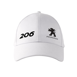 کلاه کتان سفید پژو 206