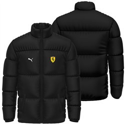 کاپشن پافر زمستانی مشکی فراری پوما