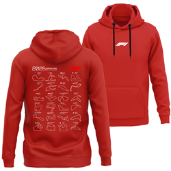 هودی پنبه ای قرمز فرمول وان 2026