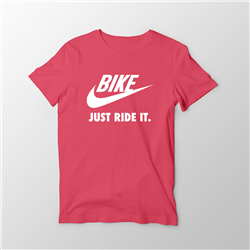 تیشرت صورتی Just Ride It