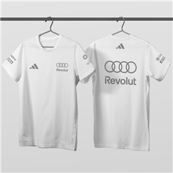 تیشرت پنبه ای سفید آئودی فرمول یک 2026	