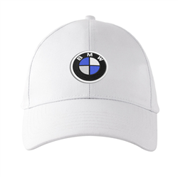 کلاه کتان سفید BMW (گلدوزی)