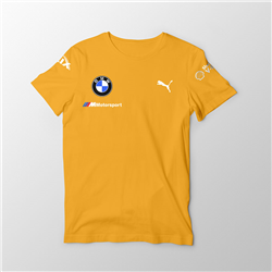 تیشرت زرد پوما BMW
