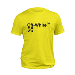 تیشرت زرد OFF-WHITE