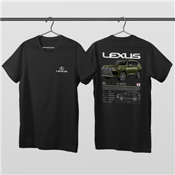 تیشرت پنبه ای مشکی لکسوس LX600