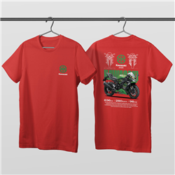تیشرت پنبه ای قرمز کاوازاکی نینجا ZX-6R