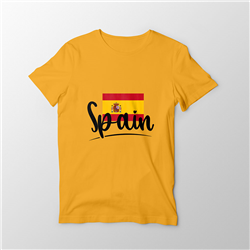 تیشرت زرد اسپانیا vip