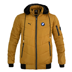 کاپشن زمستانه آجری BMW