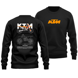 دورس مشکی پنبه ای KTM 250 EXC