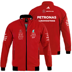 کاپشن بهاری قرمز مرسدس فرمول یک