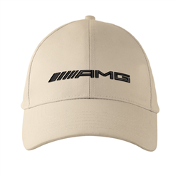 کلاه کتان کرمی مرسدس AMG (گلدوزی)
