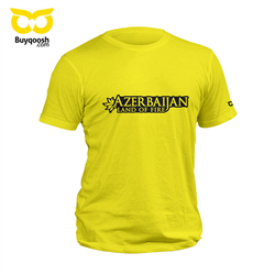 تیشرت زرد آذربایجان 2020