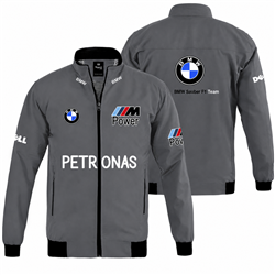 کاپشن بهاری خاکستری BMW MPower
